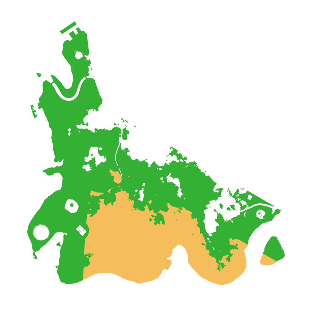 Biome Rust Map: Procedural Map, Size: 3500, Seed: 27521920