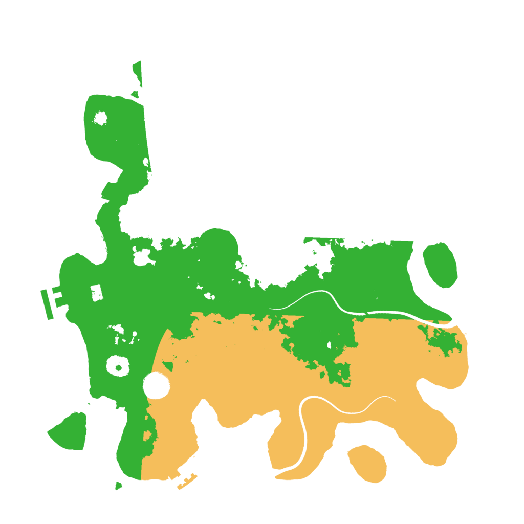 Biome Rust Map: Procedural Map, Size: 3500, Seed: 567645545