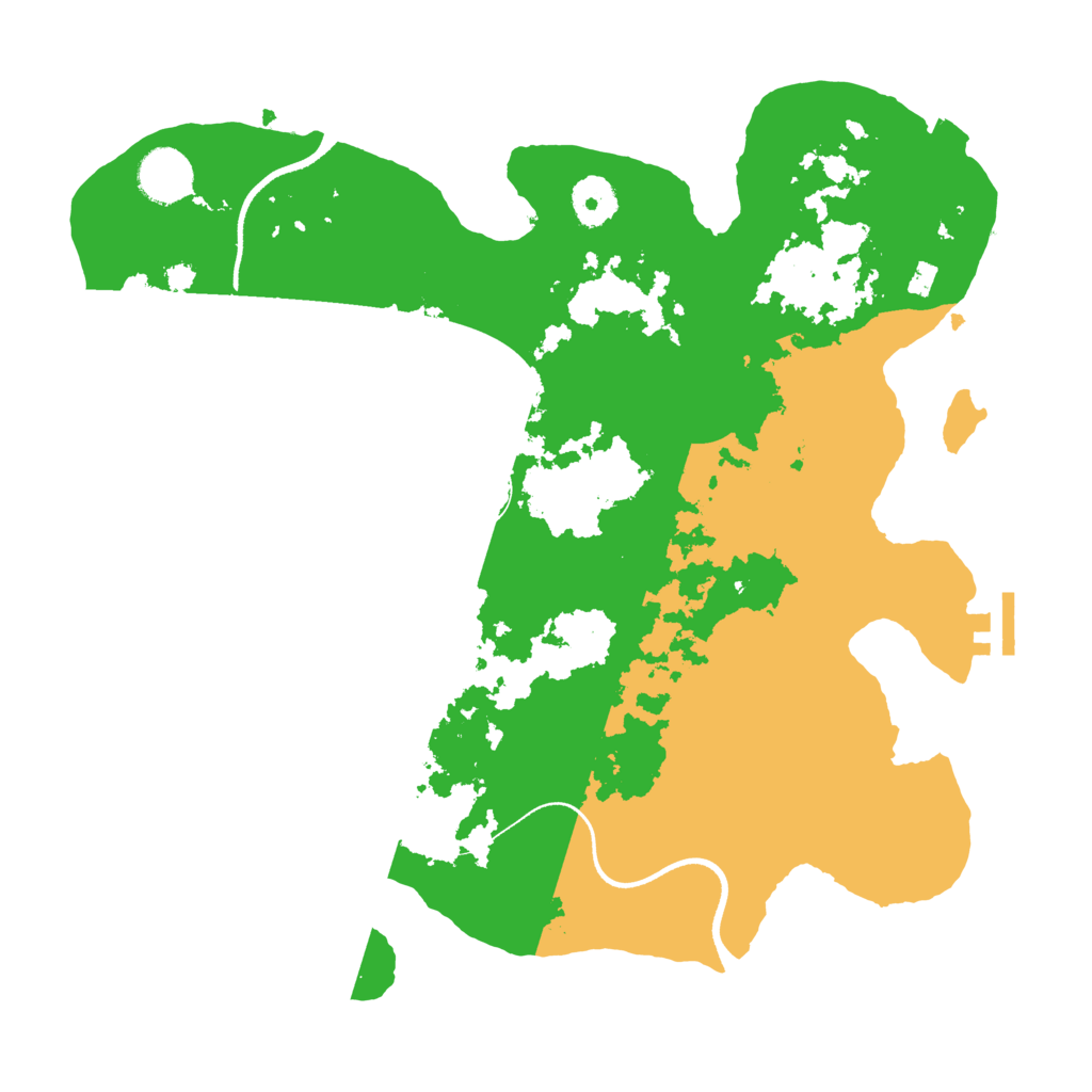 Biome Rust Map: Procedural Map, Size: 3500, Seed: 1571638732