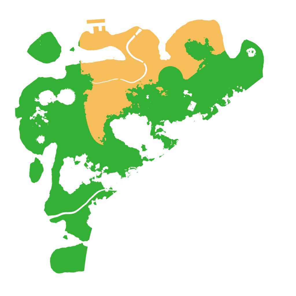 Biome Rust Map: Procedural Map, Size: 3300, Seed: 2090418663