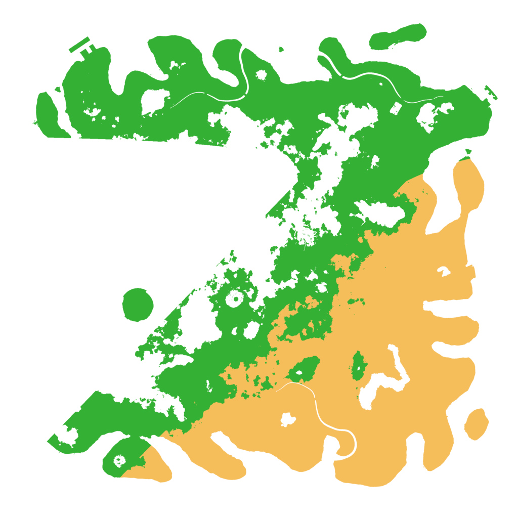 Biome Rust Map: Procedural Map, Size: 4500, Seed: 1509015993