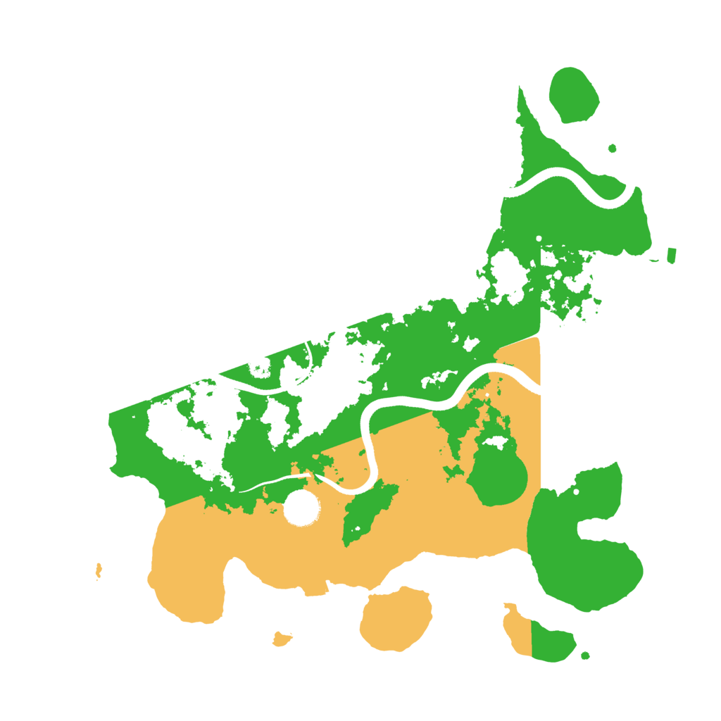 Biome Rust Map: Procedural Map, Size: 3500, Seed: 670474180