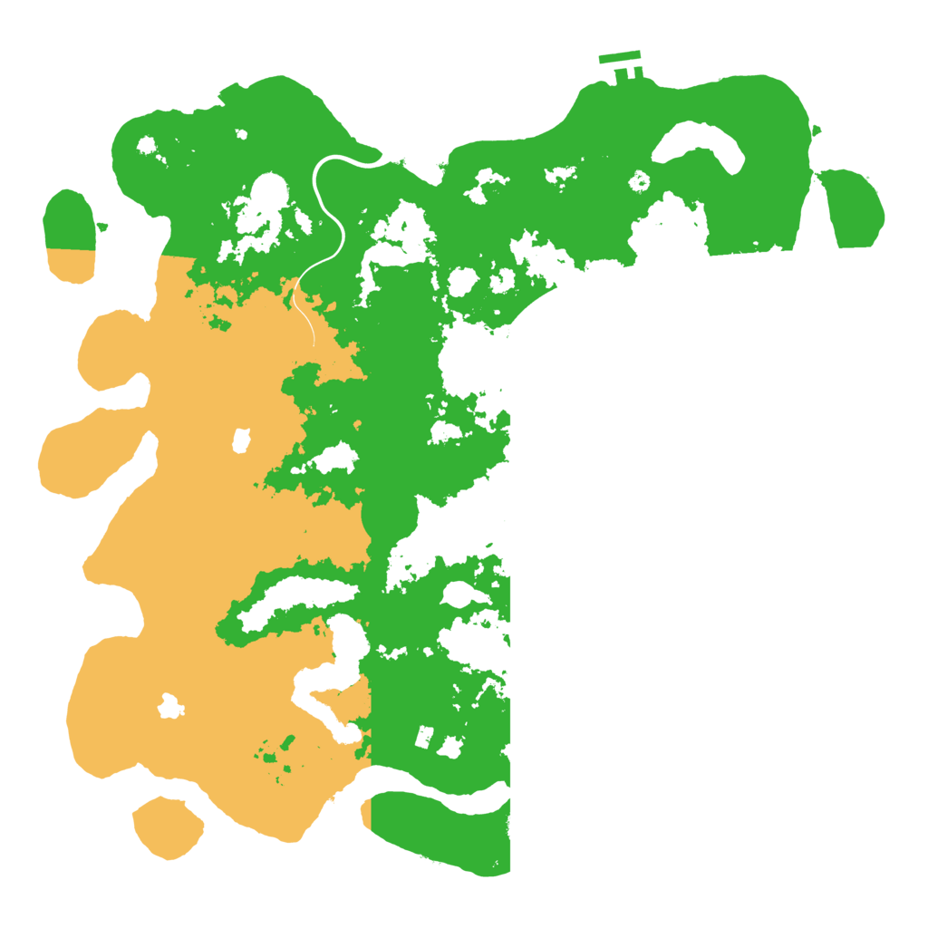 Biome Rust Map: Procedural Map, Size: 4500, Seed: 1855742186