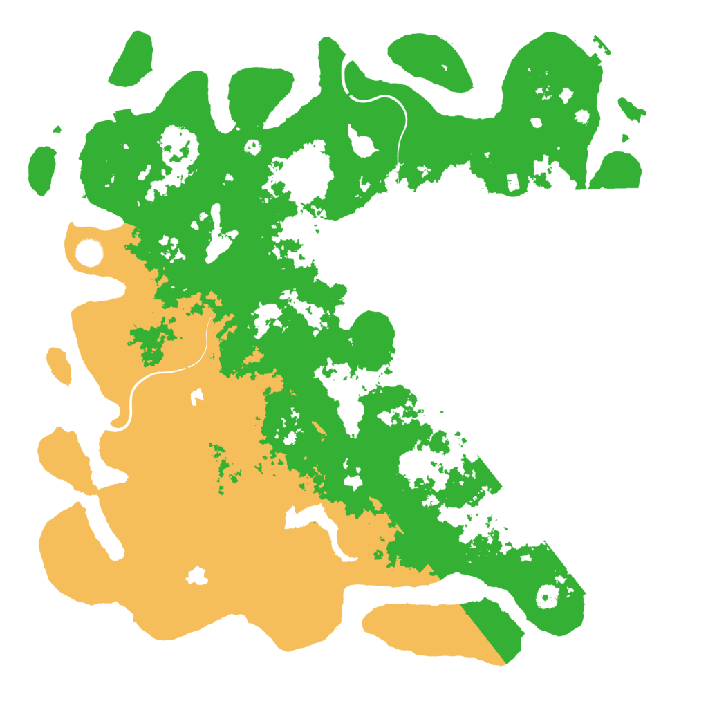 Biome Rust Map: Procedural Map, Size: 4500, Seed: 599330894