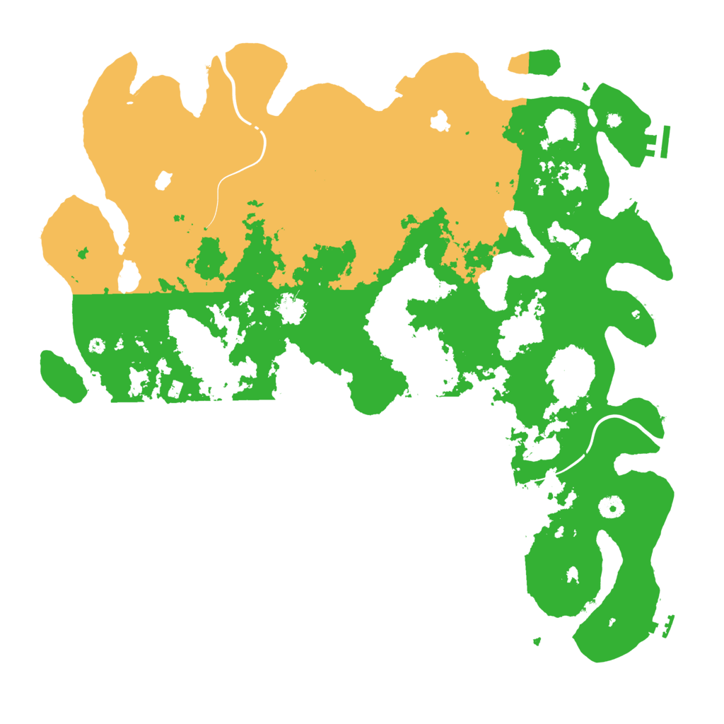 Biome Rust Map: Procedural Map, Size: 4500, Seed: 1693670466