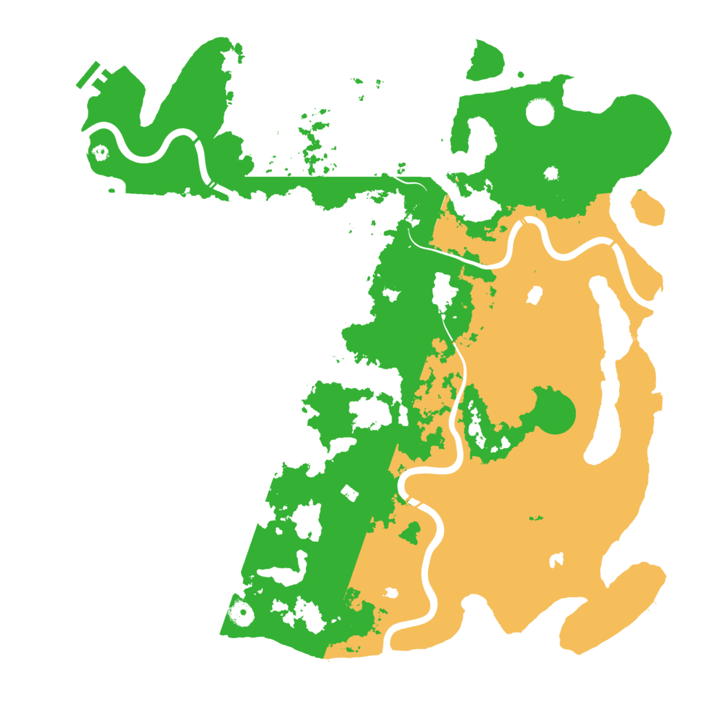 Biome Rust Map: Procedural Map, Size: 4500, Seed: 1450665274