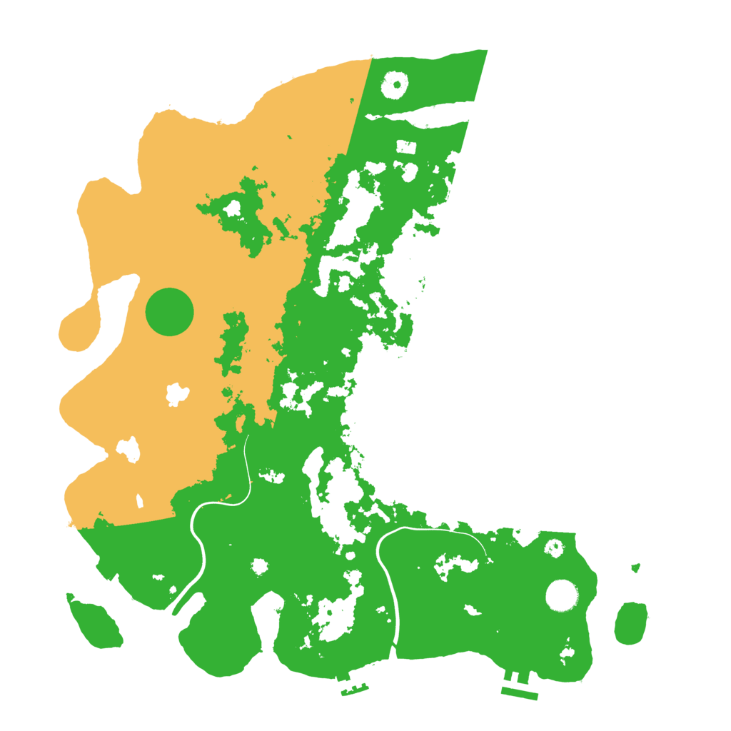 Biome Rust Map: Procedural Map, Size: 4000, Seed: 1050557537