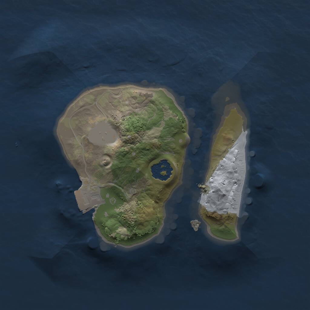 Rust Map: Procedural Map, Size: 1500, Seed: 417167707, 1 Monuments