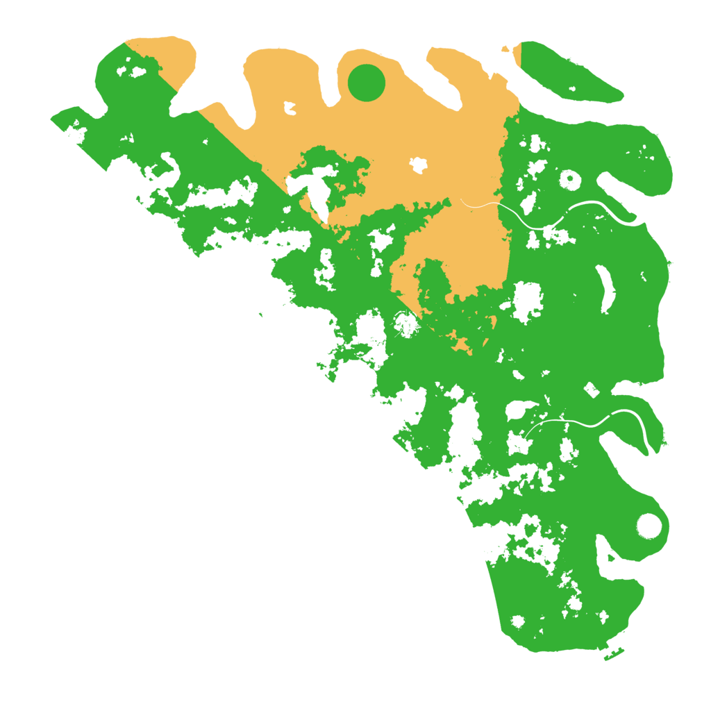 Biome Rust Map: Procedural Map, Size: 5000, Seed: 1435381960