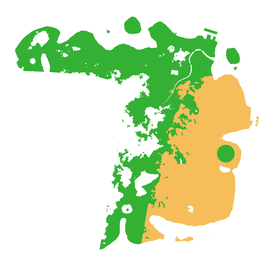 Biome Rust Map: Procedural Map, Size: 4000, Seed: 45378