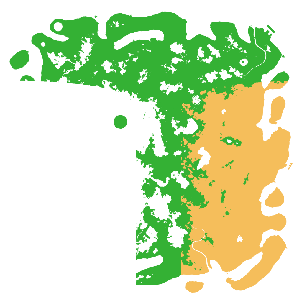 Biome Rust Map: Procedural Map, Size: 6000, Seed: 147483644