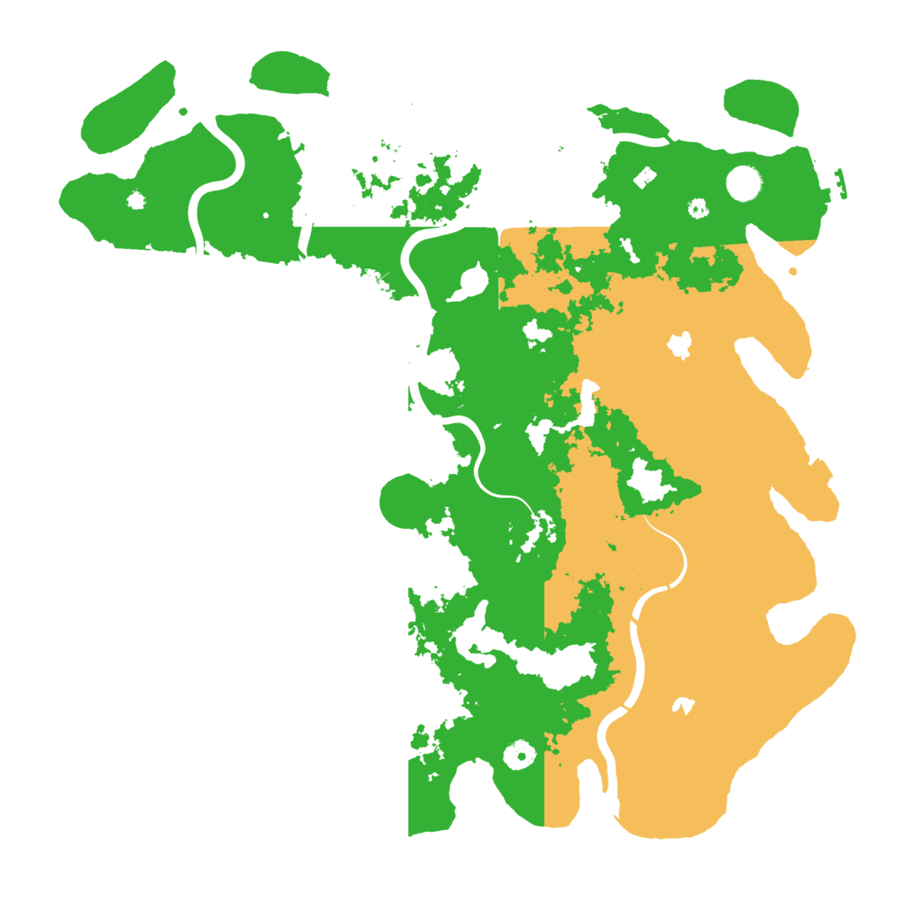 Biome Rust Map: Procedural Map, Size: 4500, Seed: 287332379