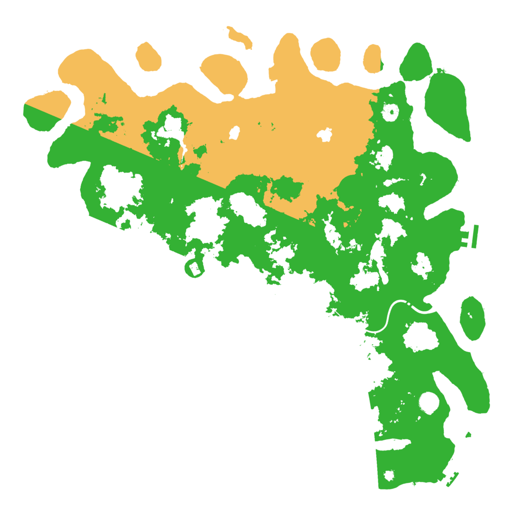 Biome Rust Map: Procedural Map, Size: 4501, Seed: 100321