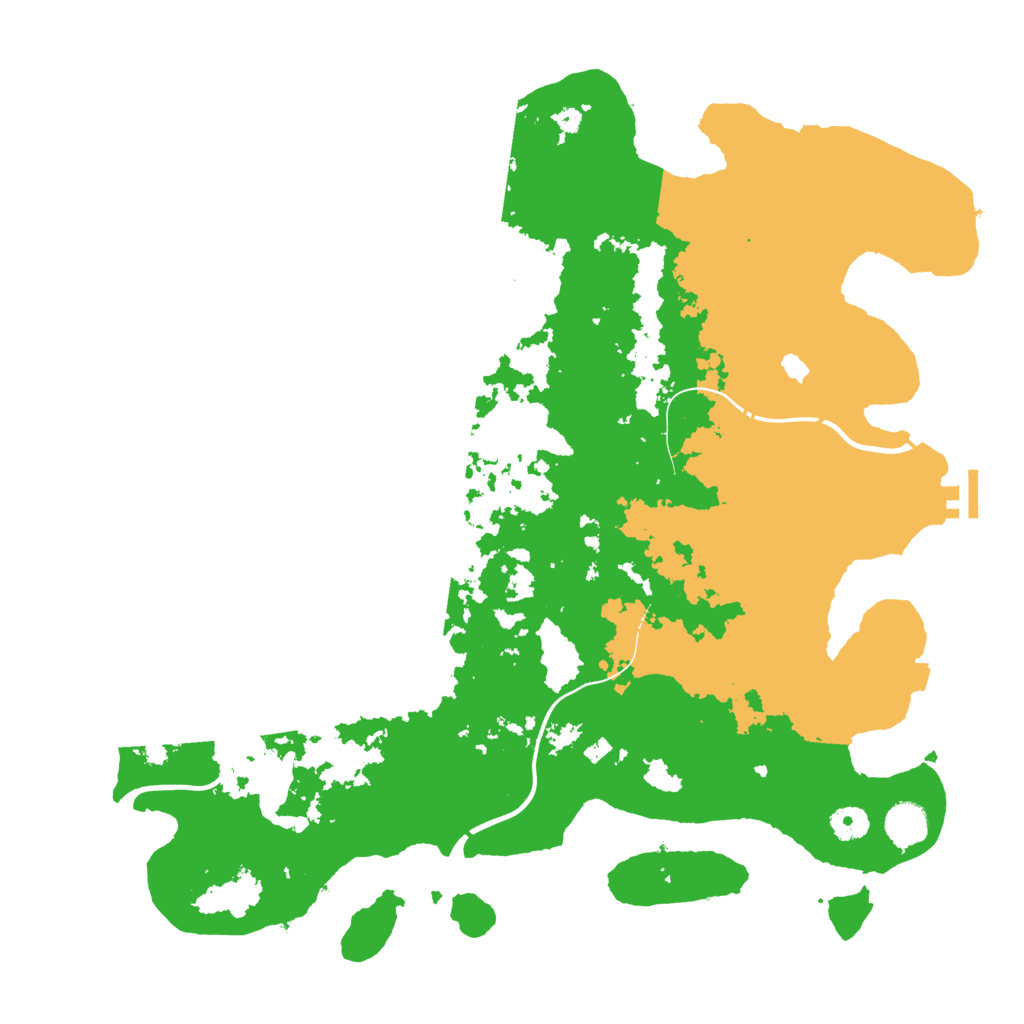 Biome Rust Map: Procedural Map, Size: 4250, Seed: 2038980445