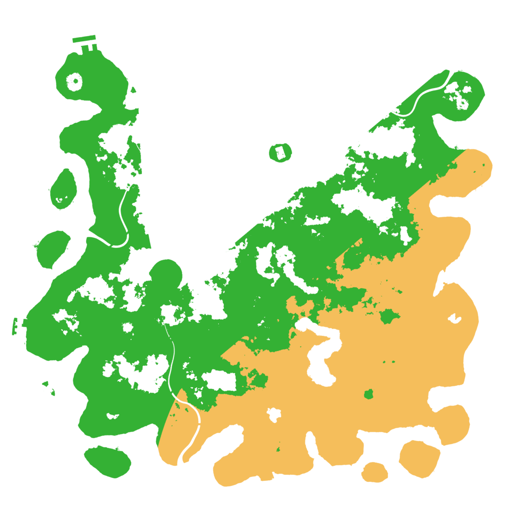 Biome Rust Map: Procedural Map, Size: 4500, Seed: 934852161