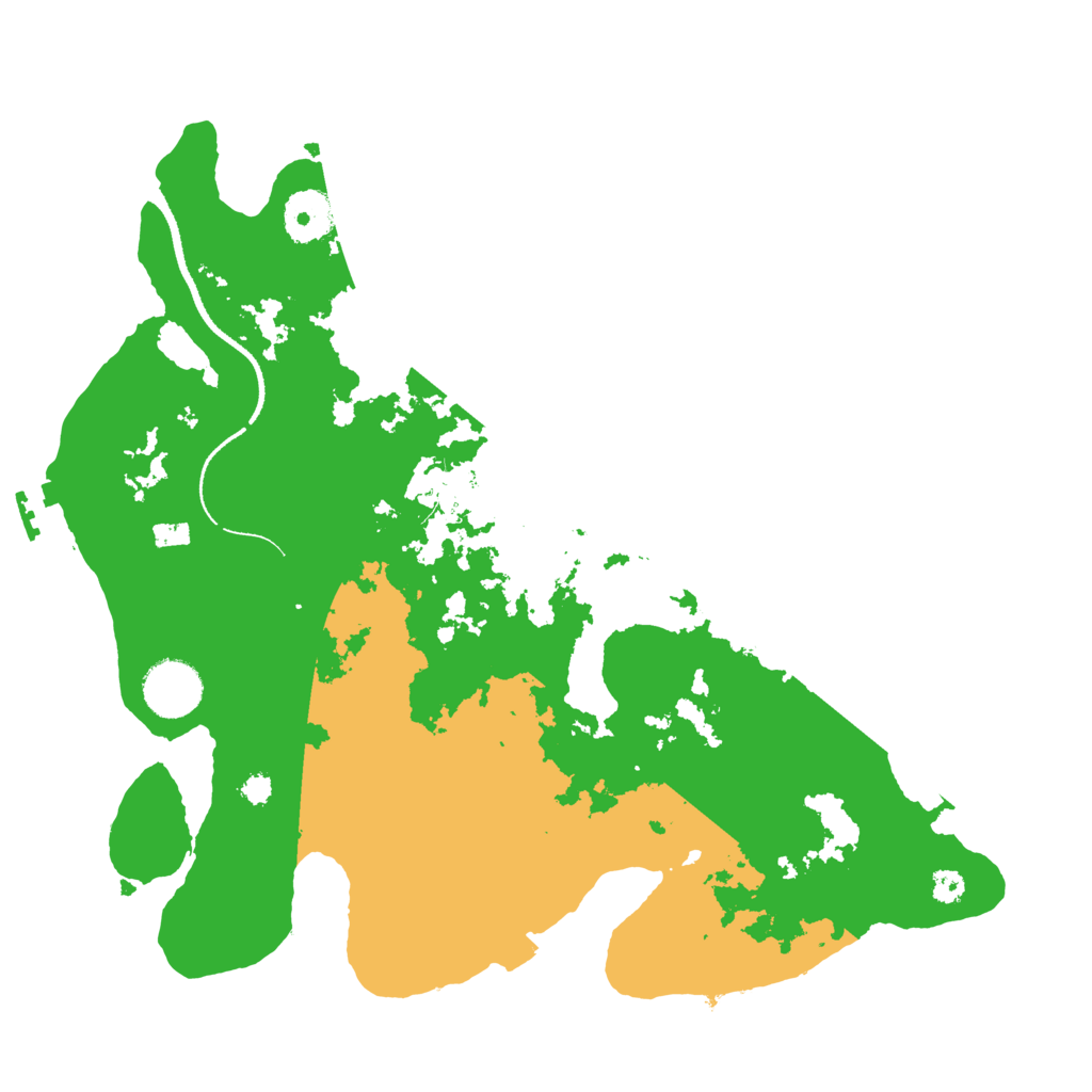 Biome Rust Map: Procedural Map, Size: 3300, Seed: 638561542