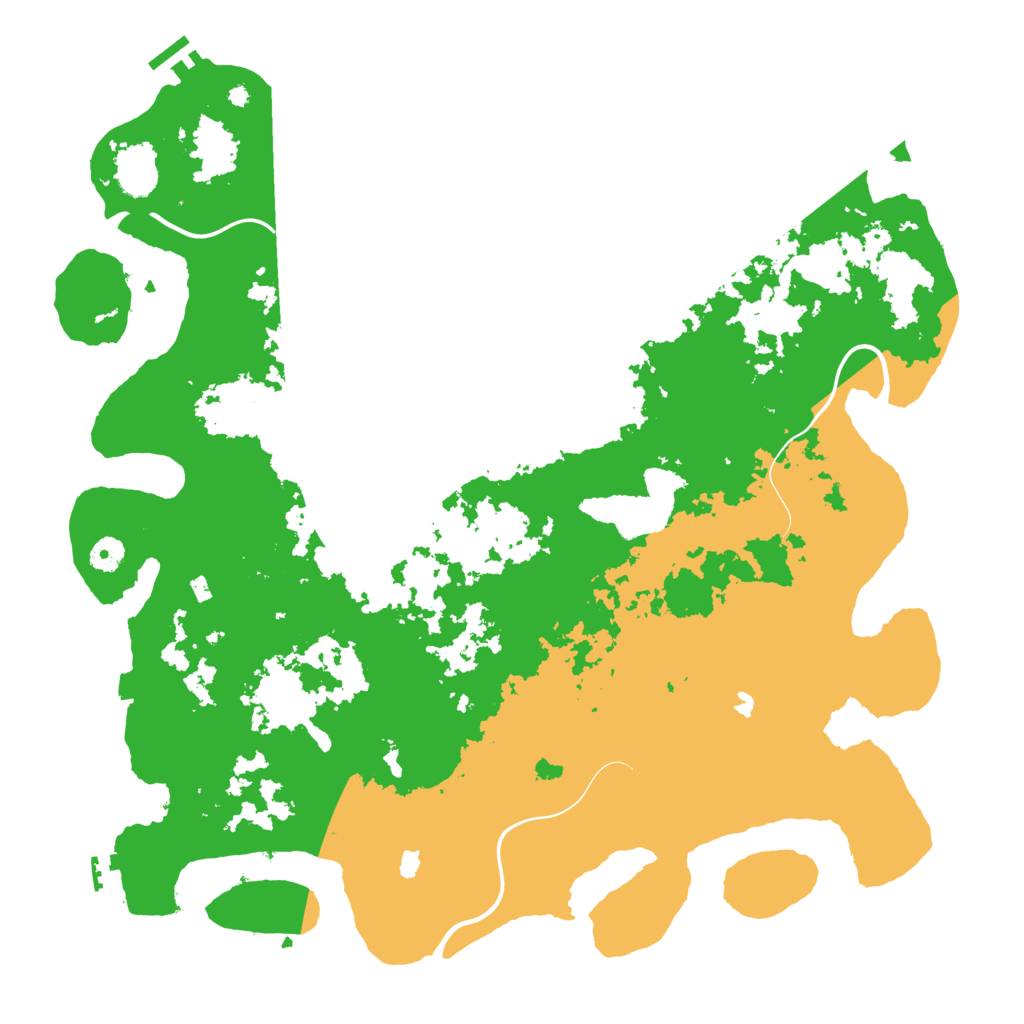 Biome Rust Map: Procedural Map, Size: 4500, Seed: 1248485422