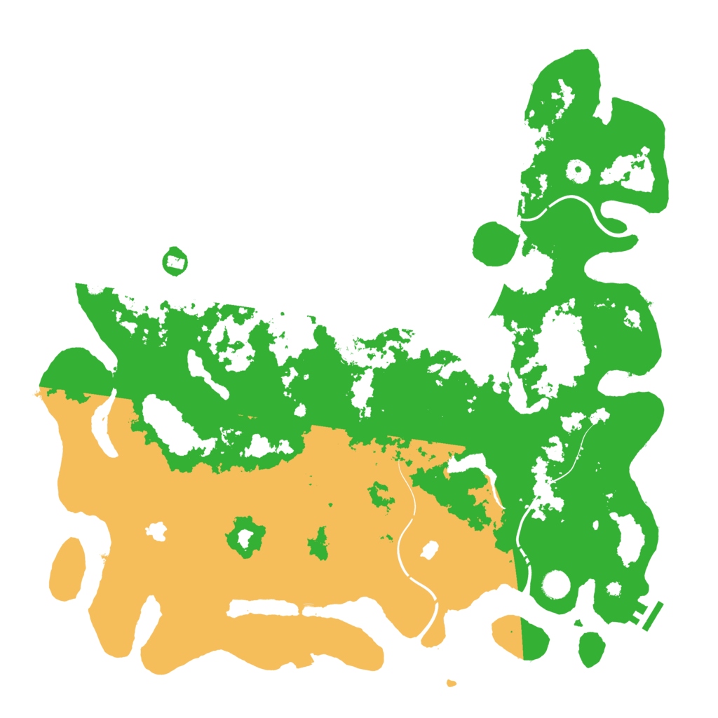 Biome Rust Map: Procedural Map, Size: 4500, Seed: 75005044