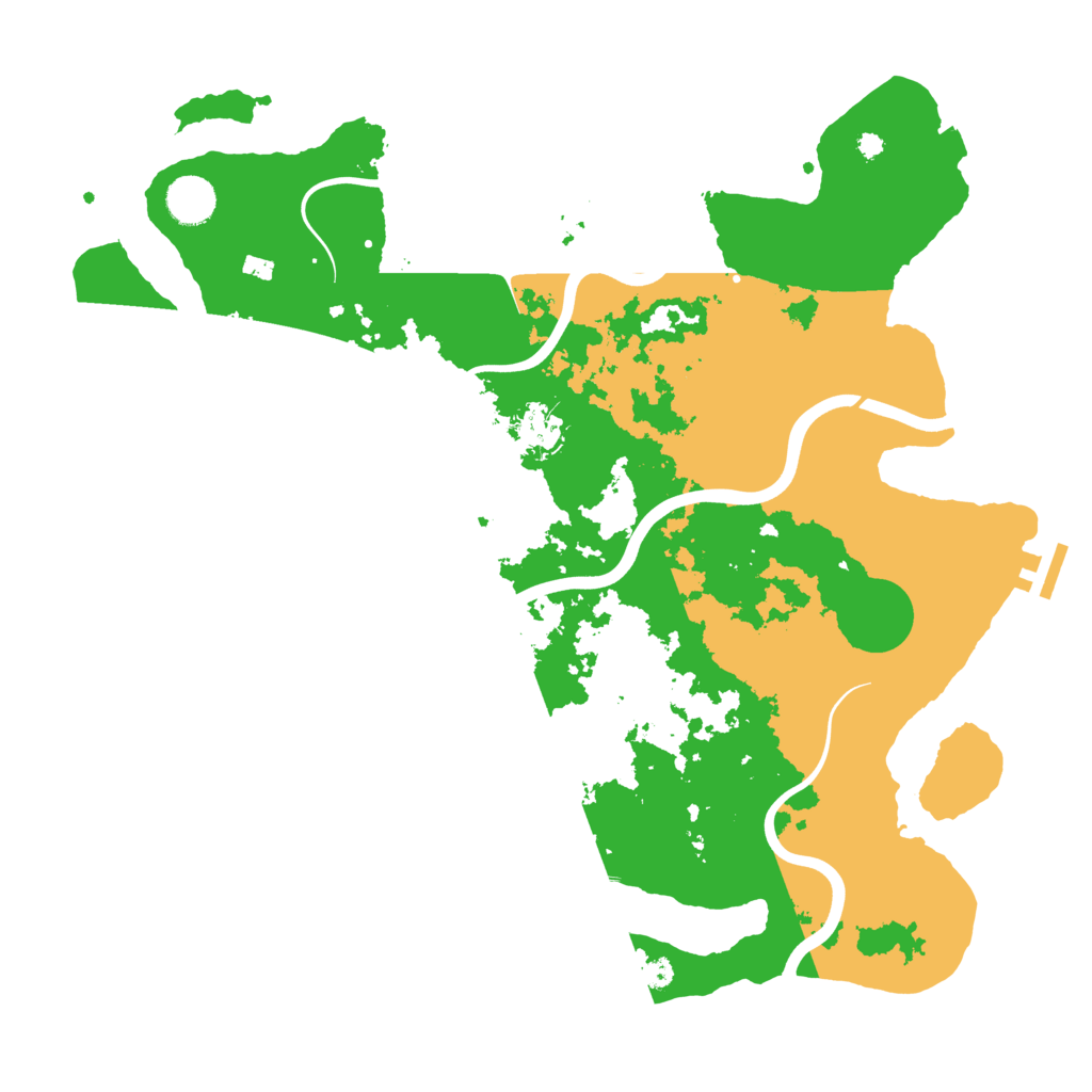 Biome Rust Map: Procedural Map, Size: 3900, Seed: 1416291764