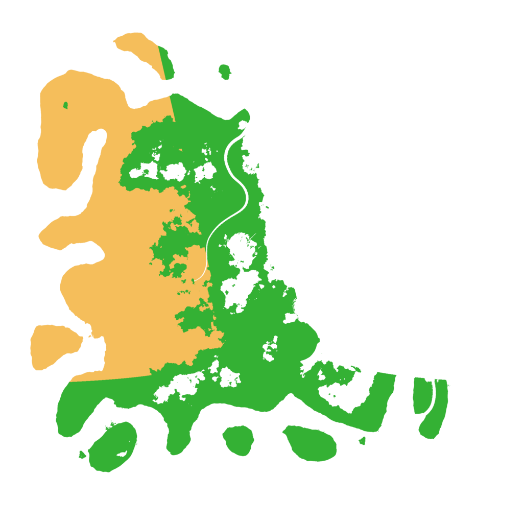 Biome Rust Map: Procedural Map, Size: 3500, Seed: 1976762915