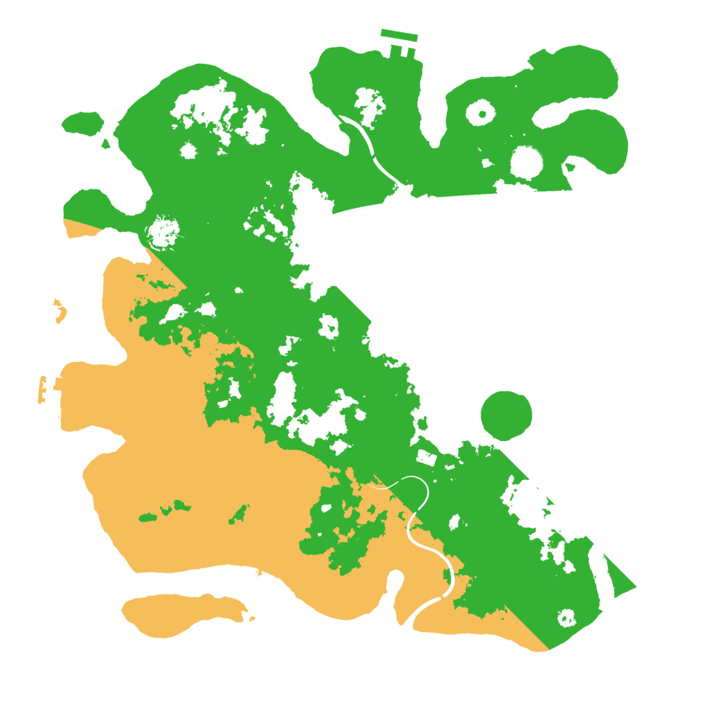 Biome Rust Map: Procedural Map, Size: 3900, Seed: 88217103