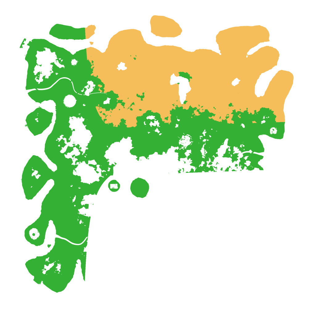 Biome Rust Map: Procedural Map, Size: 4500, Seed: 1635525014
