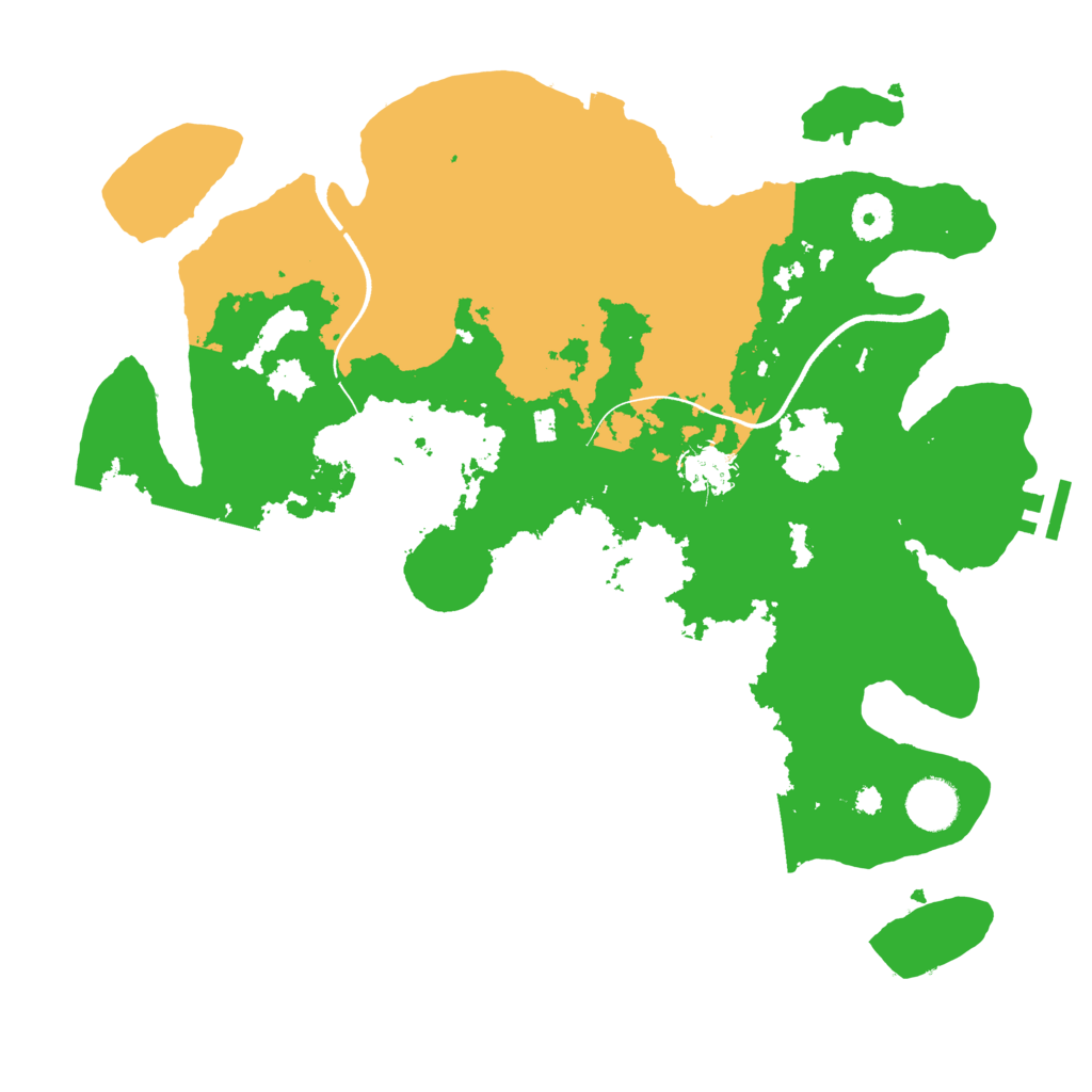 Biome Rust Map: Procedural Map, Size: 3650, Seed: 900019883