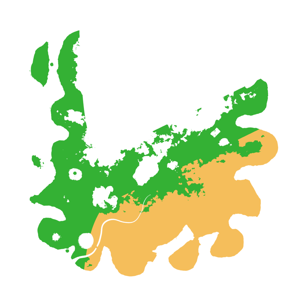 Biome Rust Map: Procedural Map, Size: 3500, Seed: 1030326797