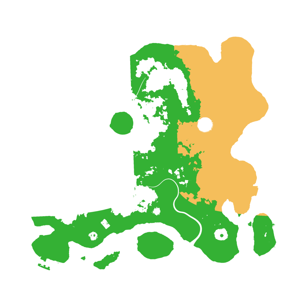 Biome Rust Map: Procedural Map, Size: 3500, Seed: 1332547274