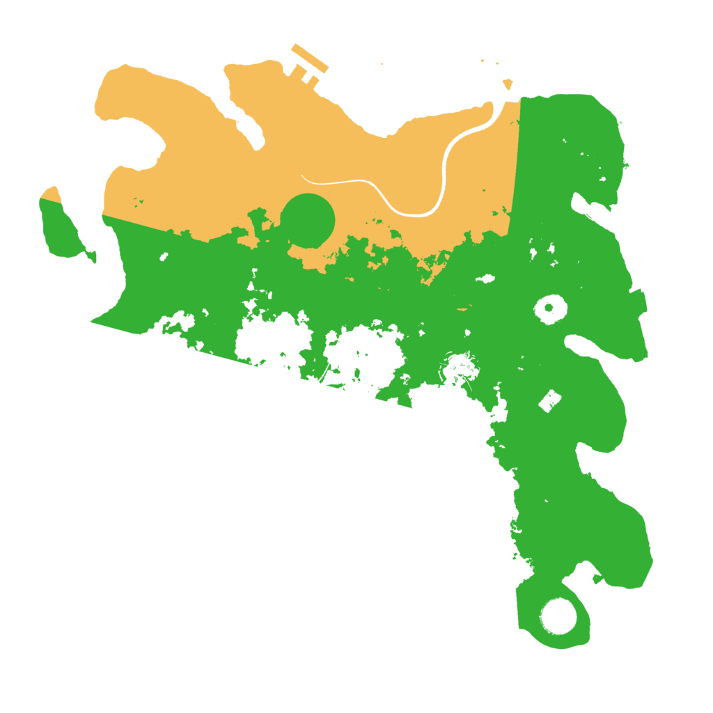 Biome Rust Map: Procedural Map, Size: 3500, Seed: 1155368235