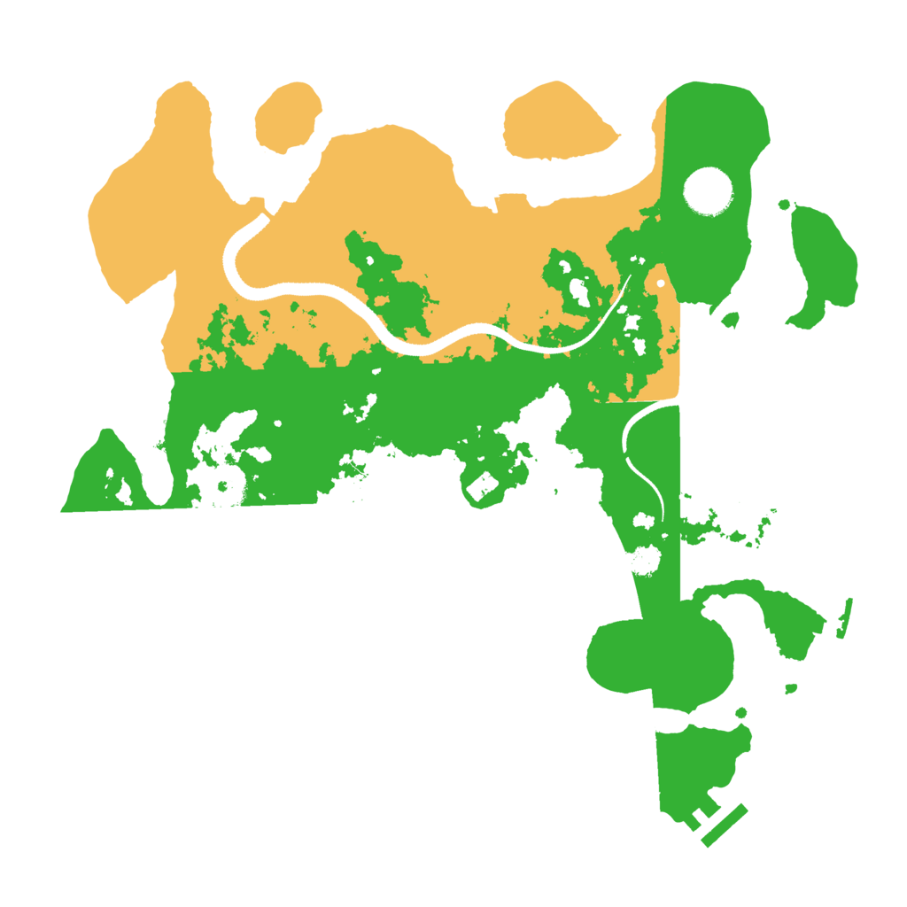 Biome Rust Map: Procedural Map, Size: 3325, Seed: 32037