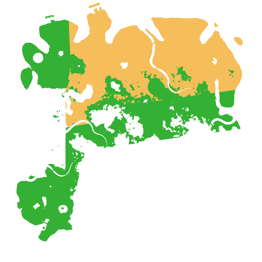 Biome Rust Map: Procedural Map, Size: 4500, Seed: 1677879598
