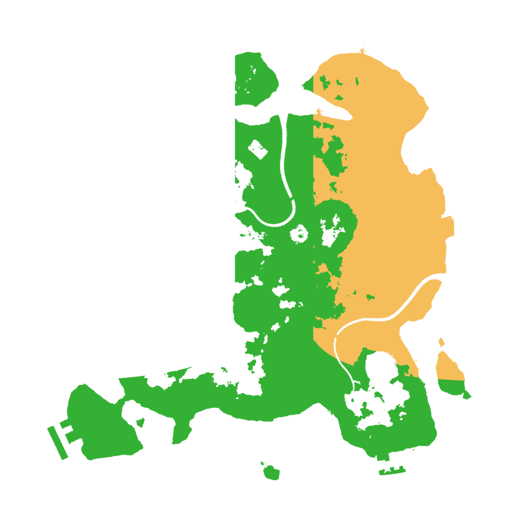 Biome Rust Map: Procedural Map, Size: 3000, Seed: 1829216225
