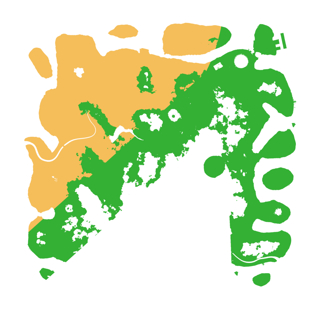 Biome Rust Map: Procedural Map, Size: 4050, Seed: 1289153194