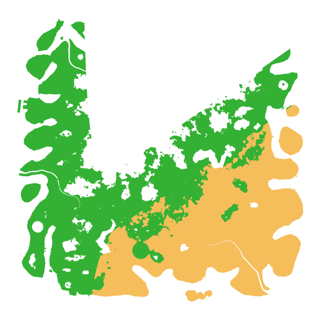 Biome Rust Map: Procedural Map, Size: 5000, Seed: 799898959