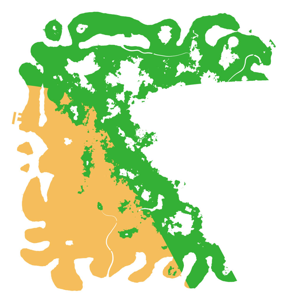 Biome Rust Map: Procedural Map, Size: 5000, Seed: 1846223073