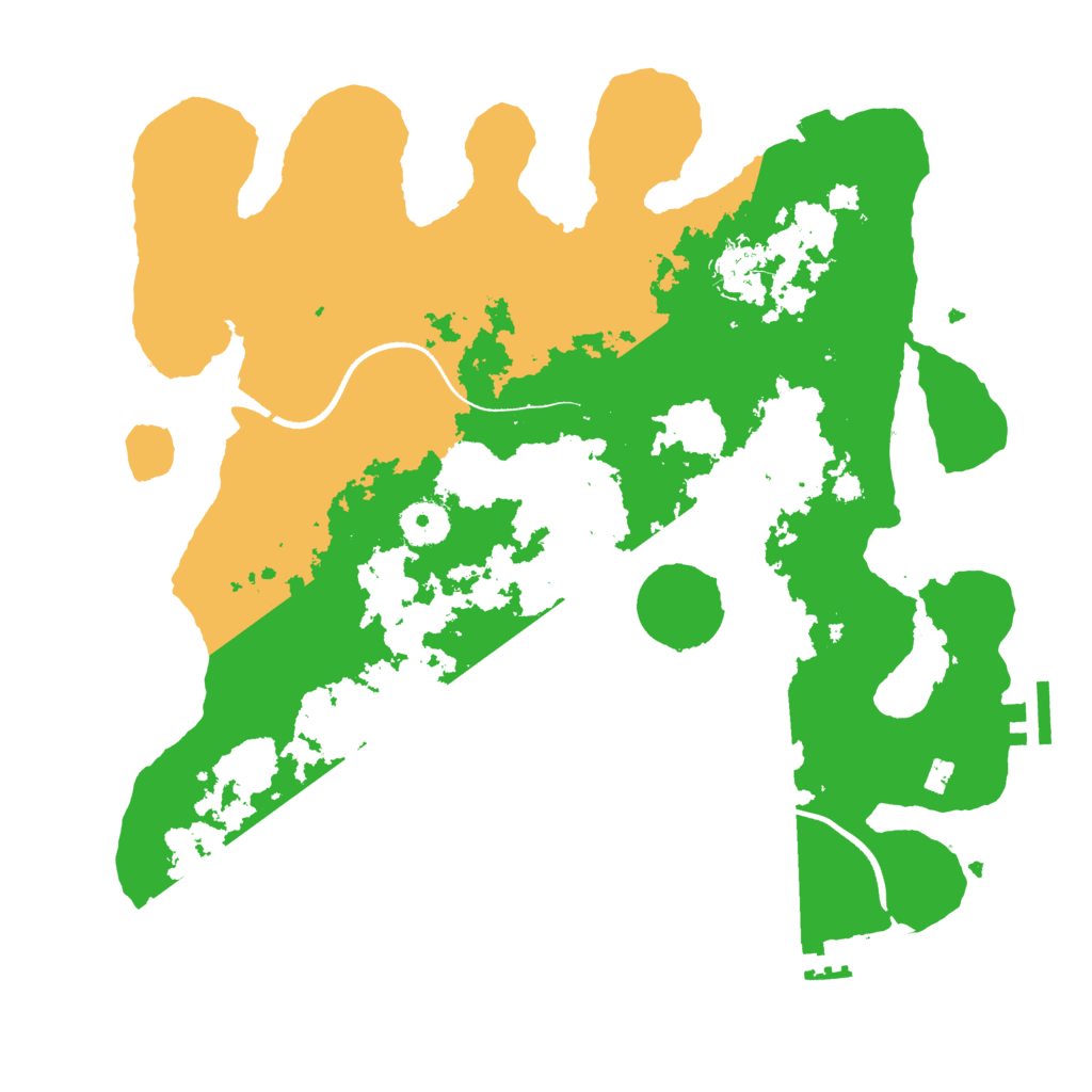 Biome Rust Map: Procedural Map, Size: 3500, Seed: 369752941