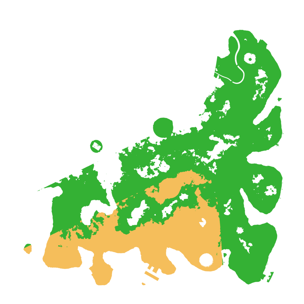 Biome Rust Map: Procedural Map, Size: 4000, Seed: 108395303