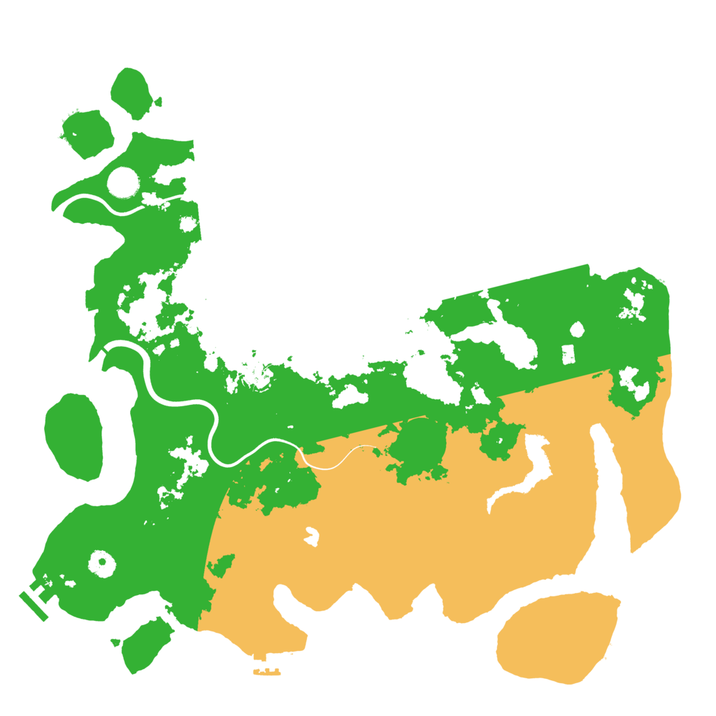 Biome Rust Map: Procedural Map, Size: 4000, Seed: 1369725296