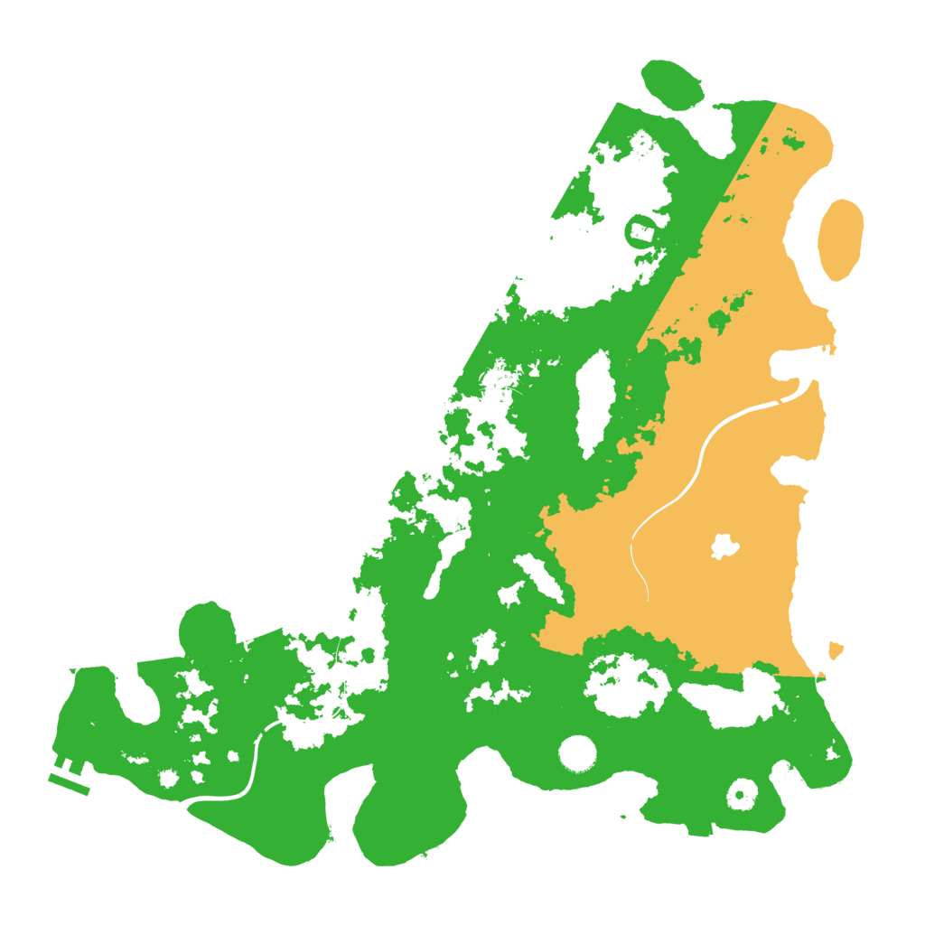 Biome Rust Map: Procedural Map, Size: 4400, Seed: 227587208