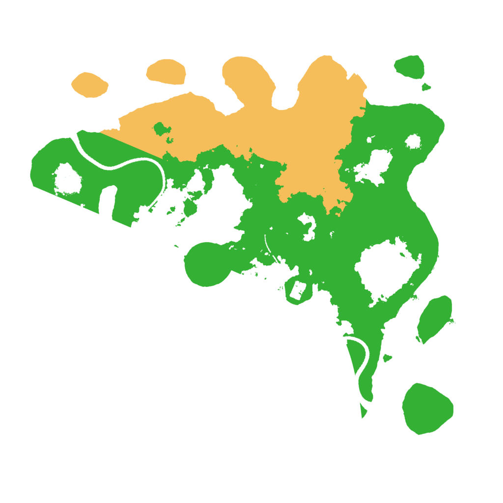 Biome Rust Map: Procedural Map, Size: 3000, Seed: 1321
