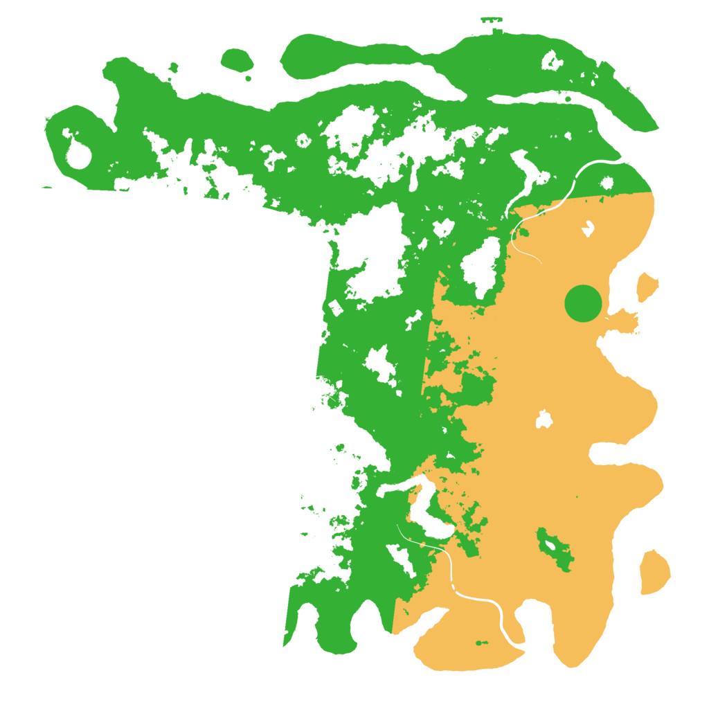 Biome Rust Map: Procedural Map, Size: 5000, Seed: 606499386
