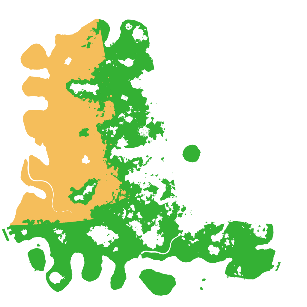 Biome Rust Map: Procedural Map, Size: 4800, Seed: 517611800