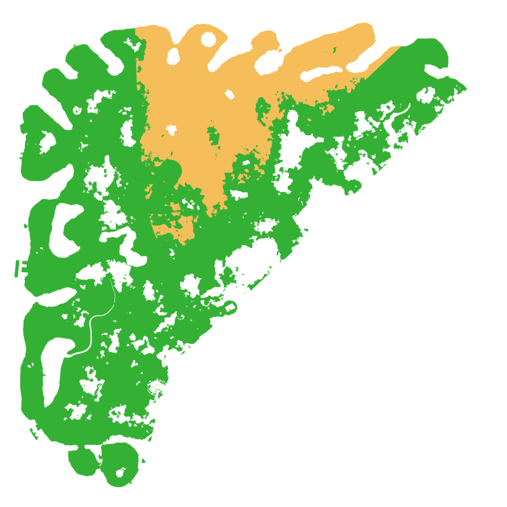 Biome Rust Map: Procedural Map, Size: 6000, Seed: 1432613