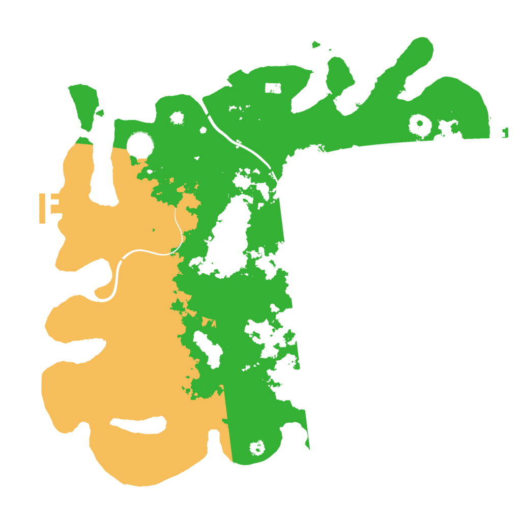 Biome Rust Map: Procedural Map, Size: 3500, Seed: 1773822501