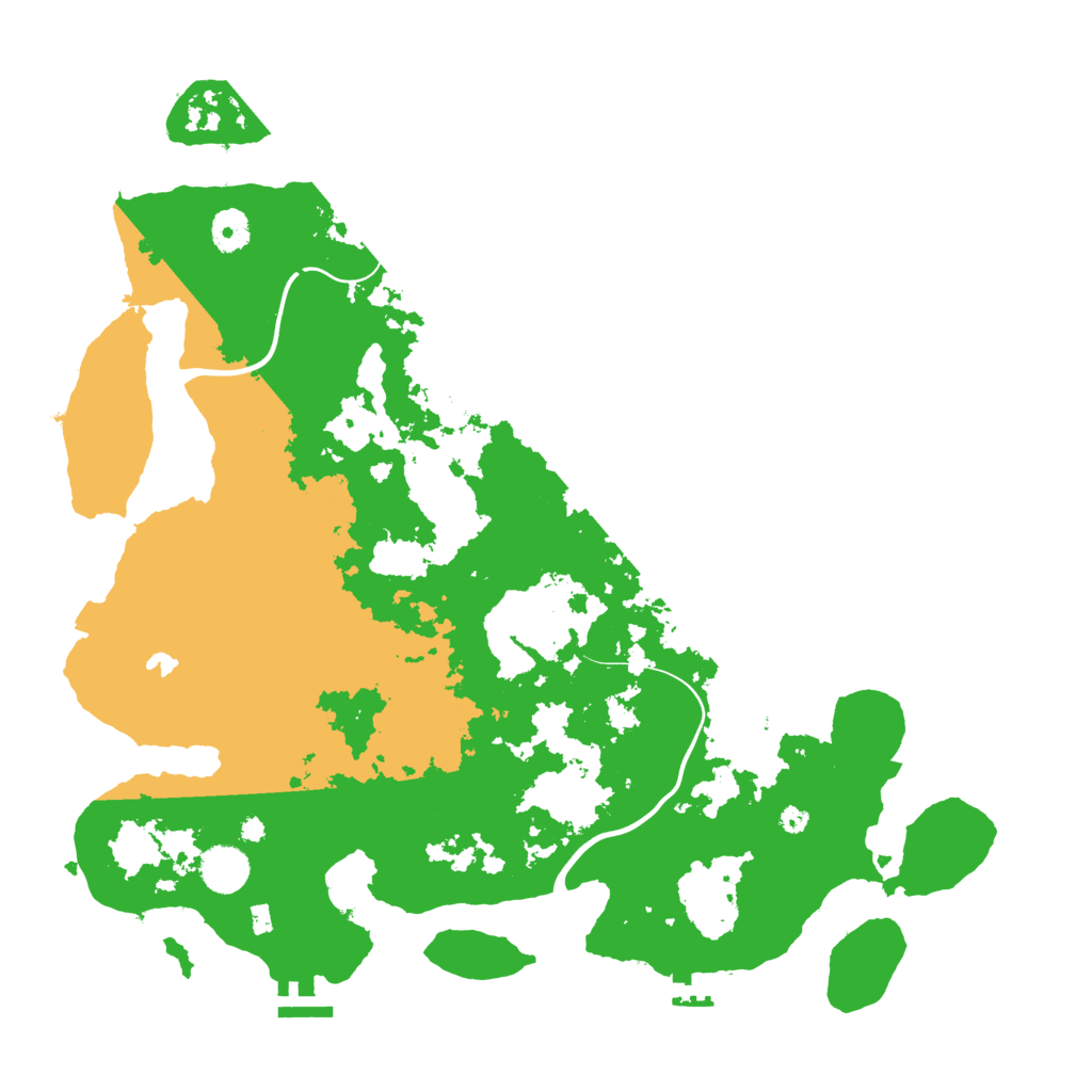 Biome Rust Map: Procedural Map, Size: 4005, Seed: 1234567890