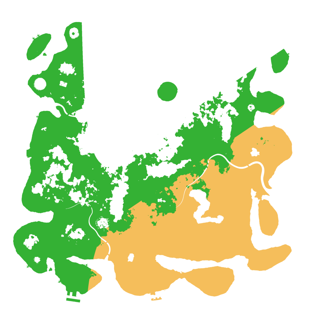 Biome Rust Map: Procedural Map, Size: 4500, Seed: 82865278