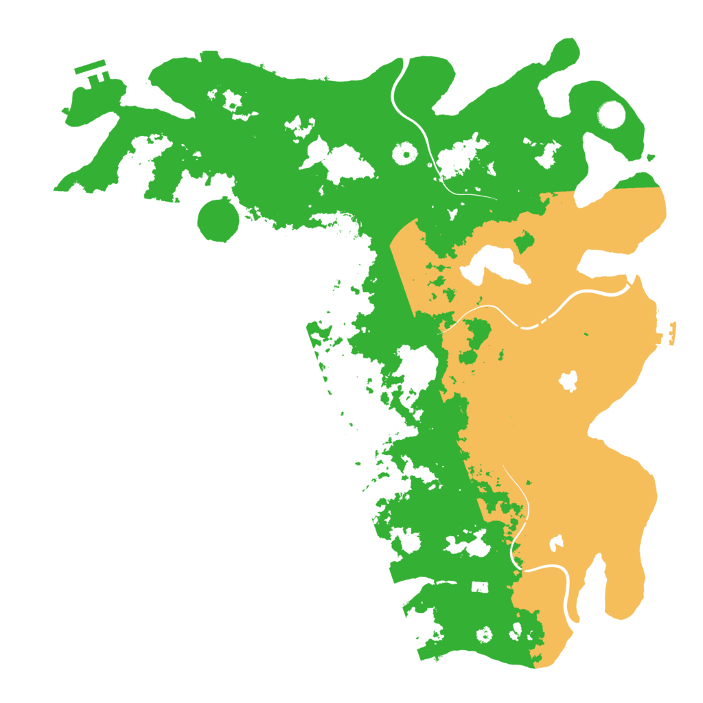 Biome Rust Map: Procedural Map, Size: 4500, Seed: 565086300