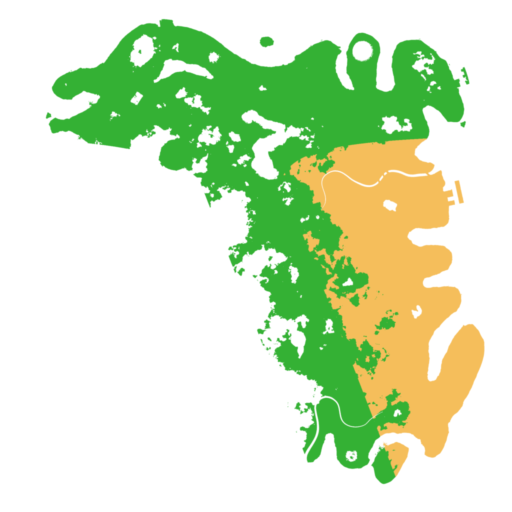 Biome Rust Map: Procedural Map, Size: 4500, Seed: 2145751