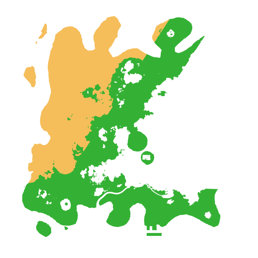 Biome Rust Map: Procedural Map, Size: 3500, Seed: 2006015035